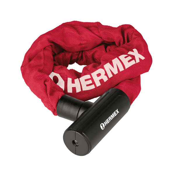 Hermex CB-90, Candado con cadena forrada de 10 mm - Mundo Tool 