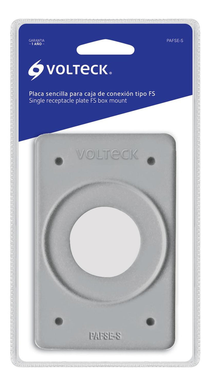 Placa Tipo Fs Sencilla De Sobreponer Volteck - Mundo Tool 