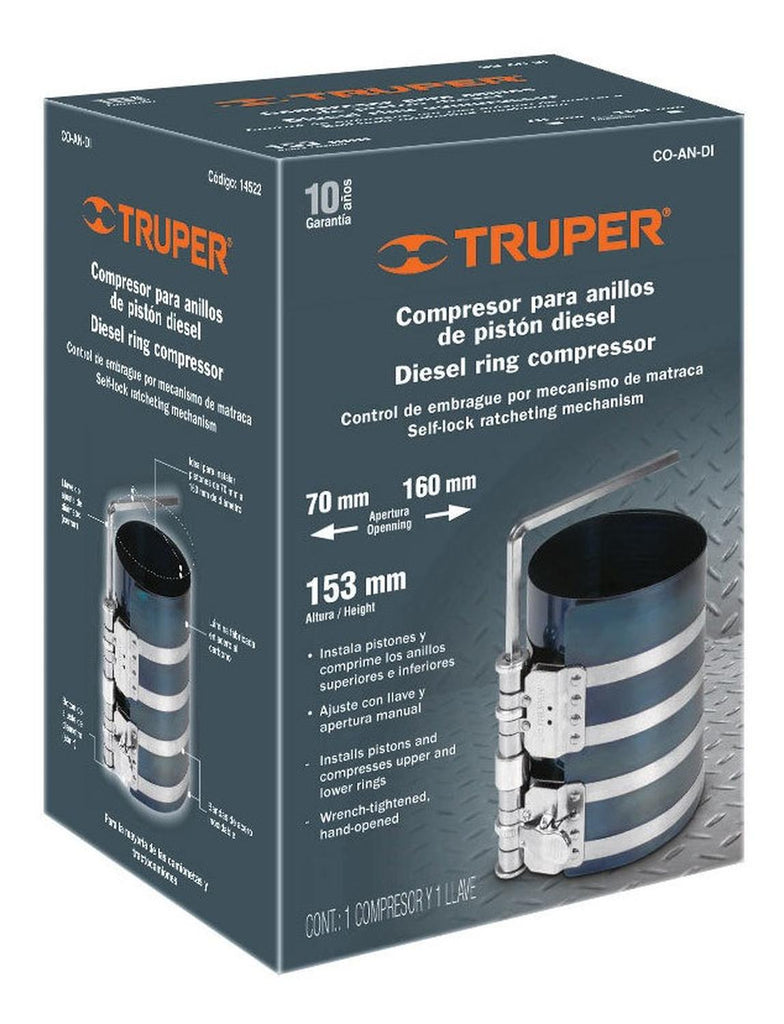 Compresor Para Anillos Diesel Truper - Mundo Tool 