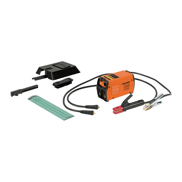 Mini soldadora inversora, 130A, bi-voltaje 127/220V, TRUPER - Mundo Tool 