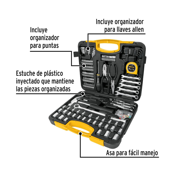 Juego de 133 herramientas, Pretul - Mundo Tool 