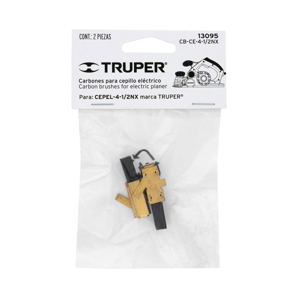 Carbones para cepillo eléctrico CEPEL-4-1/2NX Truper - Mundo Tool 