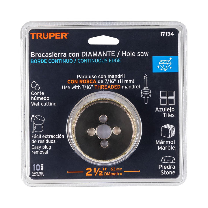 Cortacírculos Para Azulejos 2-1/2' Truper - Mundo Tool 