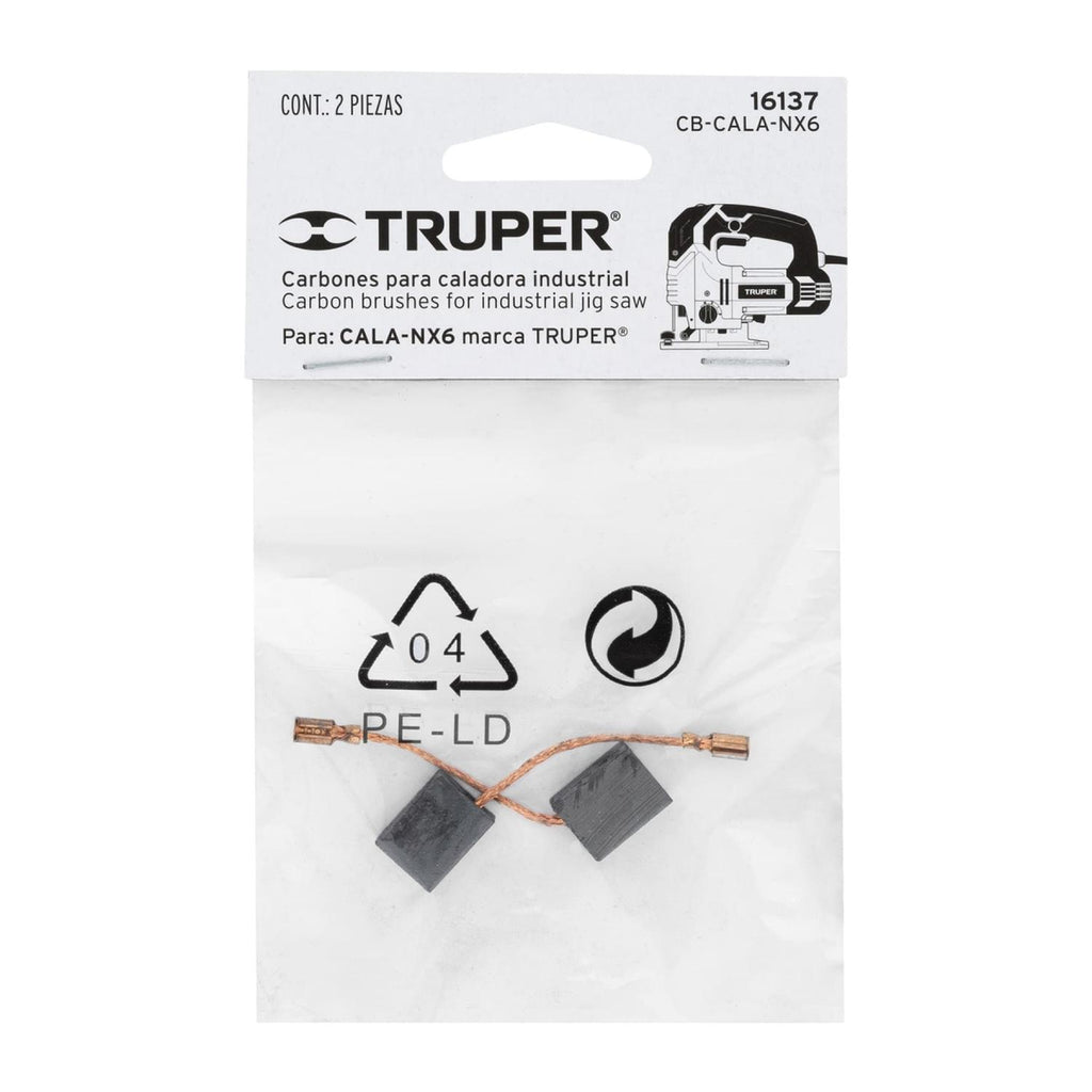 Carbones para sierra caladora CALA-NX6 Truper - Mundo Tool 