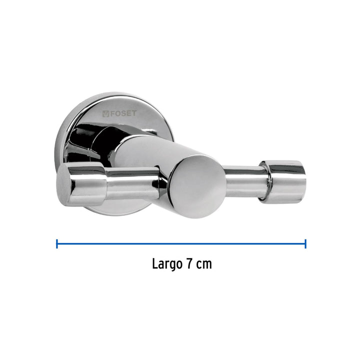 Gancho Doble Para Toalla Línea Element Foset - Mundo Tool 