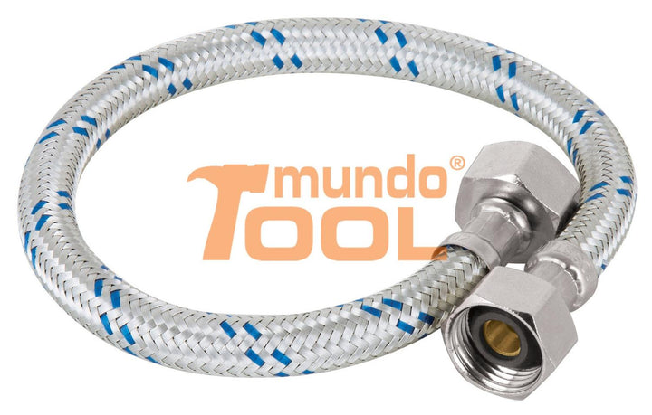 Manguera para lavabo 40 Cm Aluminio Usos Generale Foset - Mundo Tool 