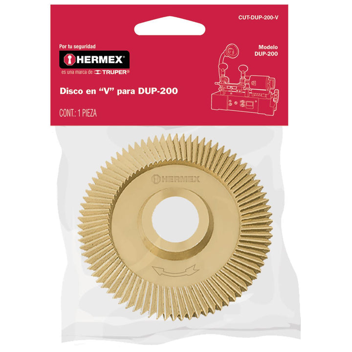 Disco Cortador Para Dup-200 V Hermex - Mundo Tool 