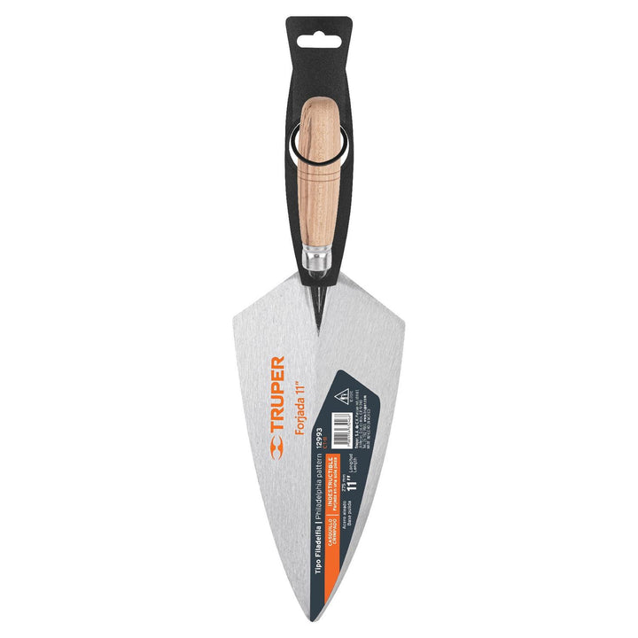Cuchara para albañil, tipo Filadelfia, 11' Truper - Mundo Tool 