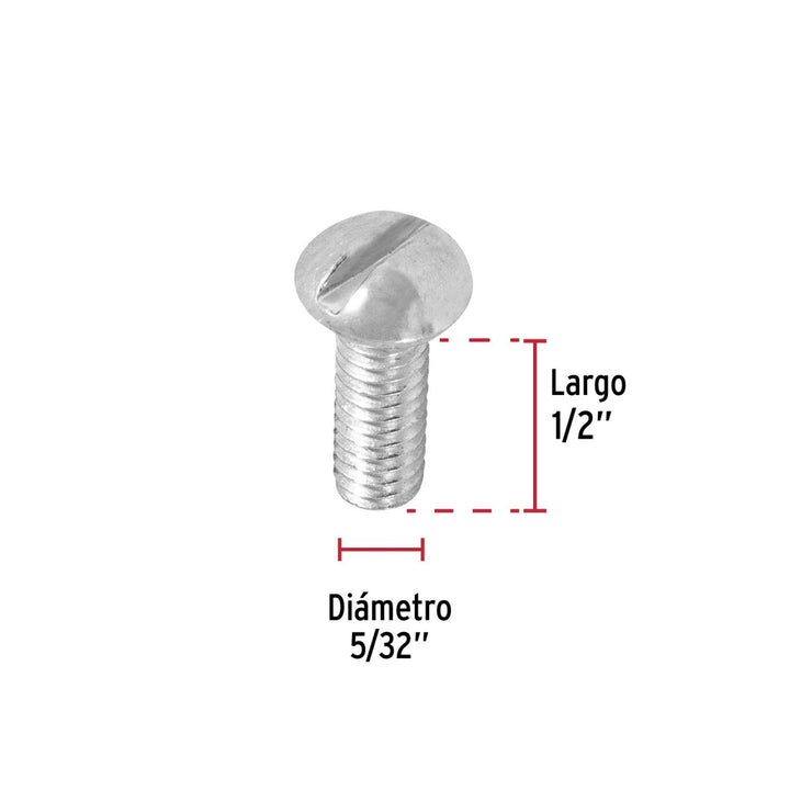 Tornillo Tipo Estufa 5/32x1/2' 450 Pzas Fiero - Mundo Tool 