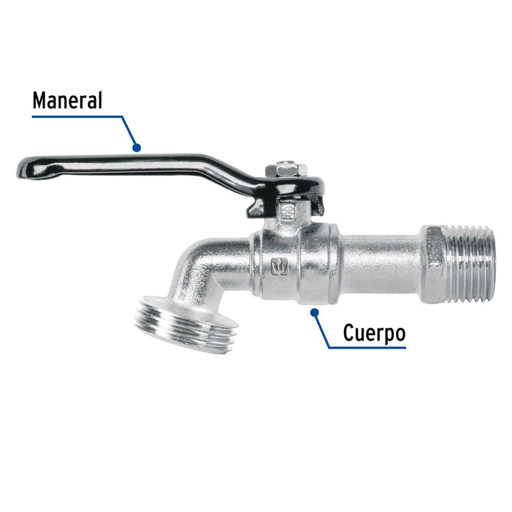 Llave zinc 1/2" 110 g s/adaptador, Basic - Mundo Tool 