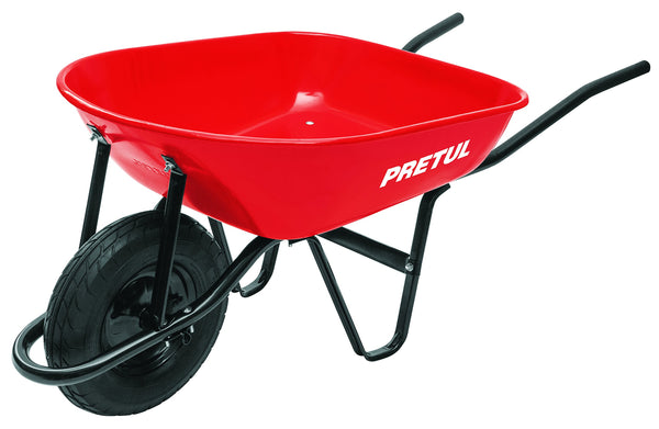 Pretul CAP-5NDR, Carretilla 5.5 FT³ (80 litros), llanta neumática reforzada, Pretul - Mundo Tool 