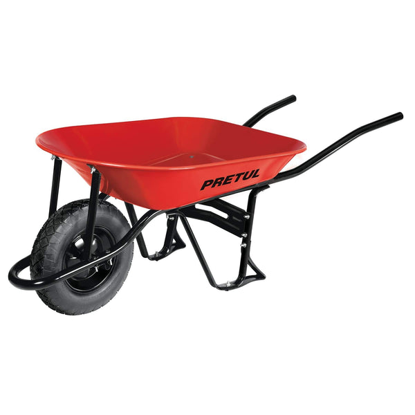 Pretul CAP-4NDR, Carretilla 4.5 ft³ (65 litros), llanta neumática reforzada, Pretul - Mundo Tool 