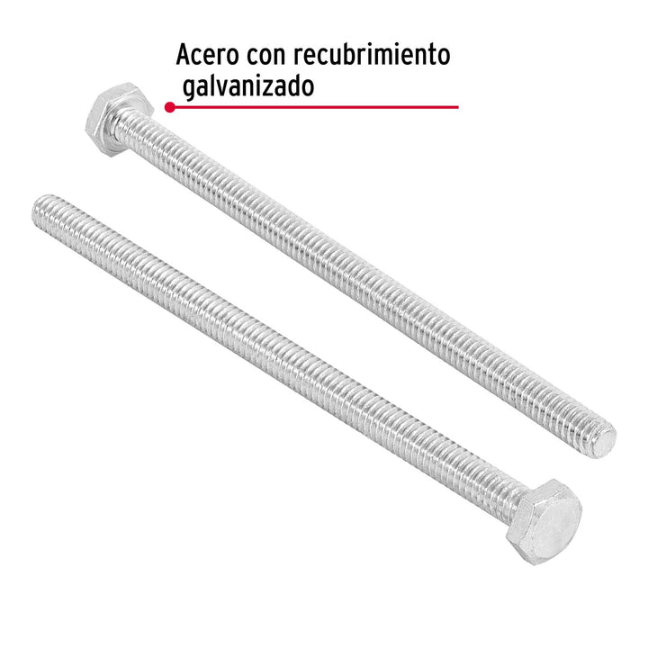 Tornillo tipo máquina, 1/4 x 4-1/2', bolsa con 25pzas Fiero - Mundo Tool 