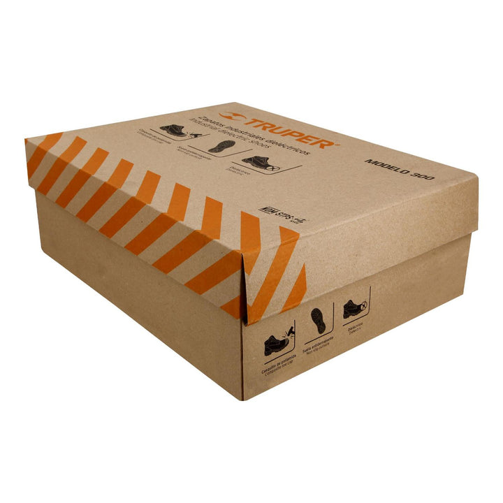 Zapato industrial con casquillo, #26, café Truper - Mundo Tool 