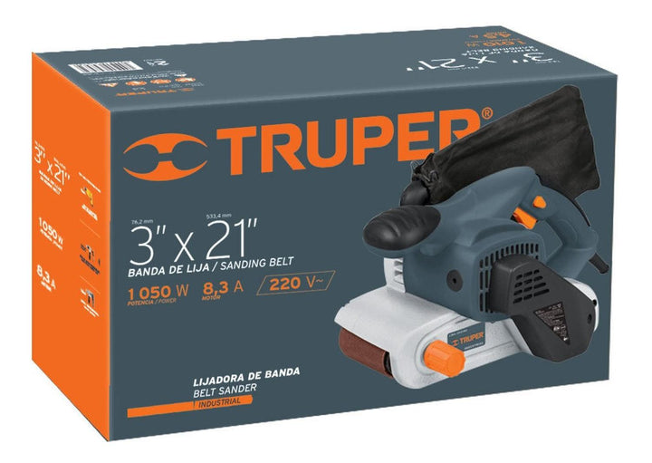 Lijadora De Banda 3 X 21' Industrial 1050 W Truper - Mundo Tool 