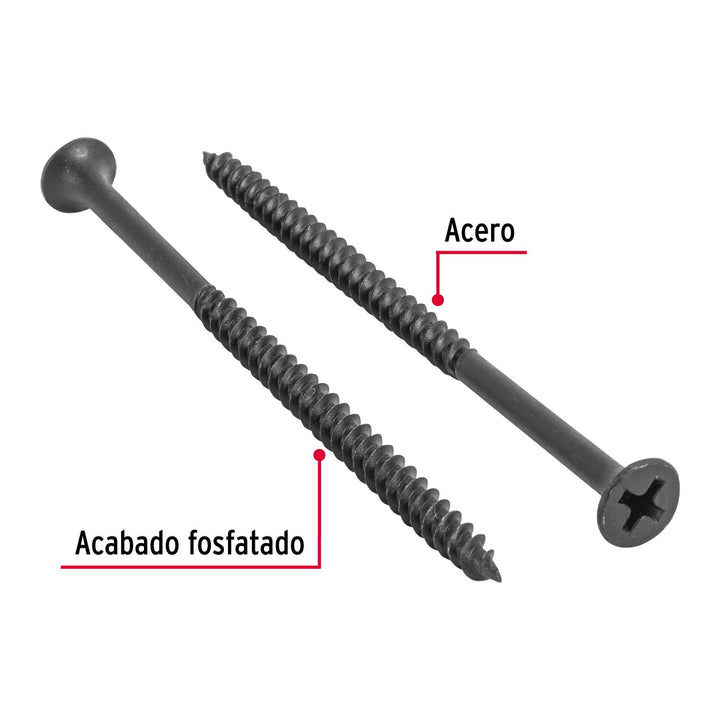 Pija multiusos 8 x 3', cuerda cerrada, caja con 100 piezas Fiero - Mundo Tool 