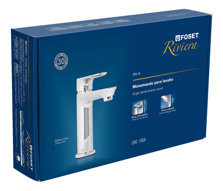 Monomando Corto Para Lavabo Riviera Foset - Mundo Tool 