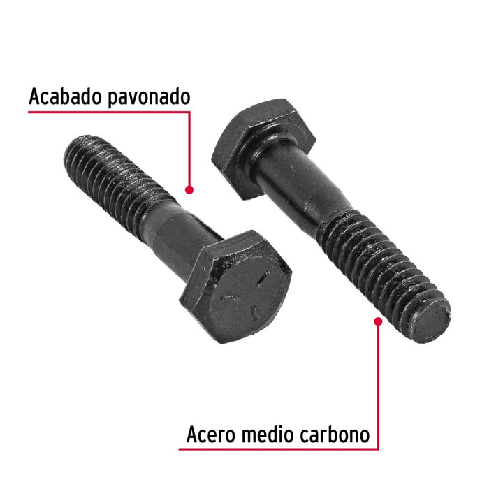 Tornillo Grado 5, 1/2 x 2', bolsa con 30 piezas Fiero - Mundo Tool 