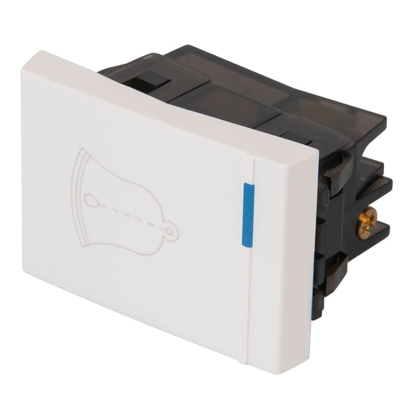 Volteck APTI15-EB, Interruptor para timbre 1.5 módulos línea Española color blanco - Mundo Tool 