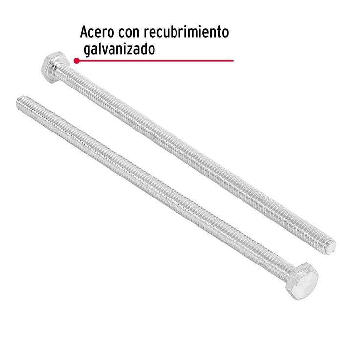 Tornillo tipo máquina, 1/4 x 6', bolsa con 20 pzas Fiero - Mundo Tool 