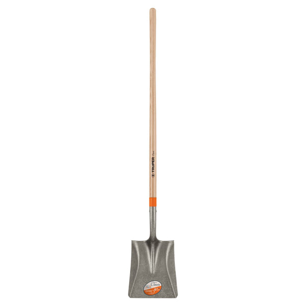 Truper PCL, Pala cuadrada mango largo, modelo classic, 58″ - Mundo Tool 