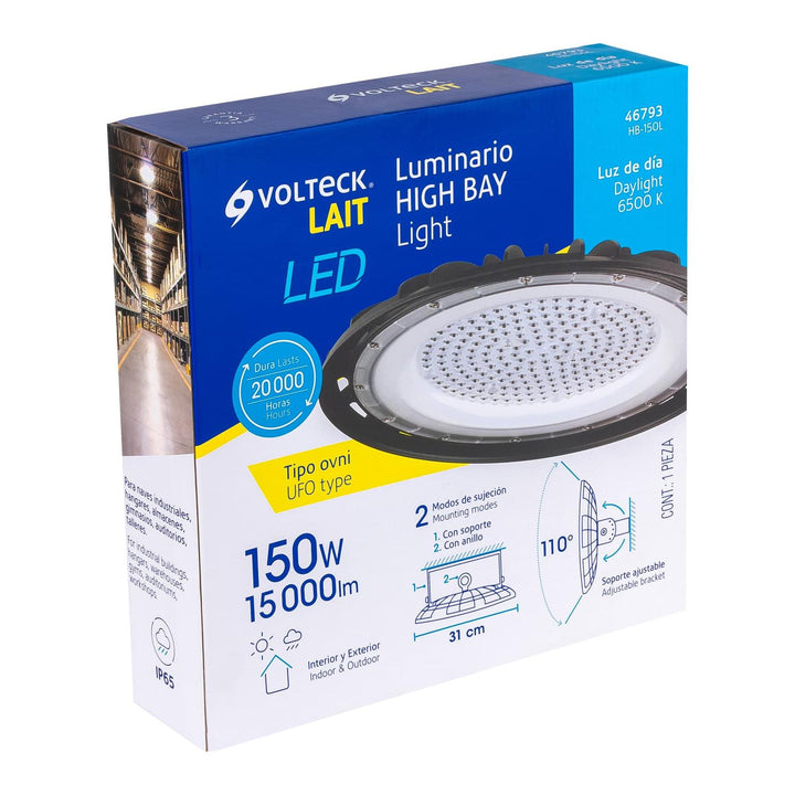 Luminario de LED 150 W High Bay, Volteck - Mundo Tool 