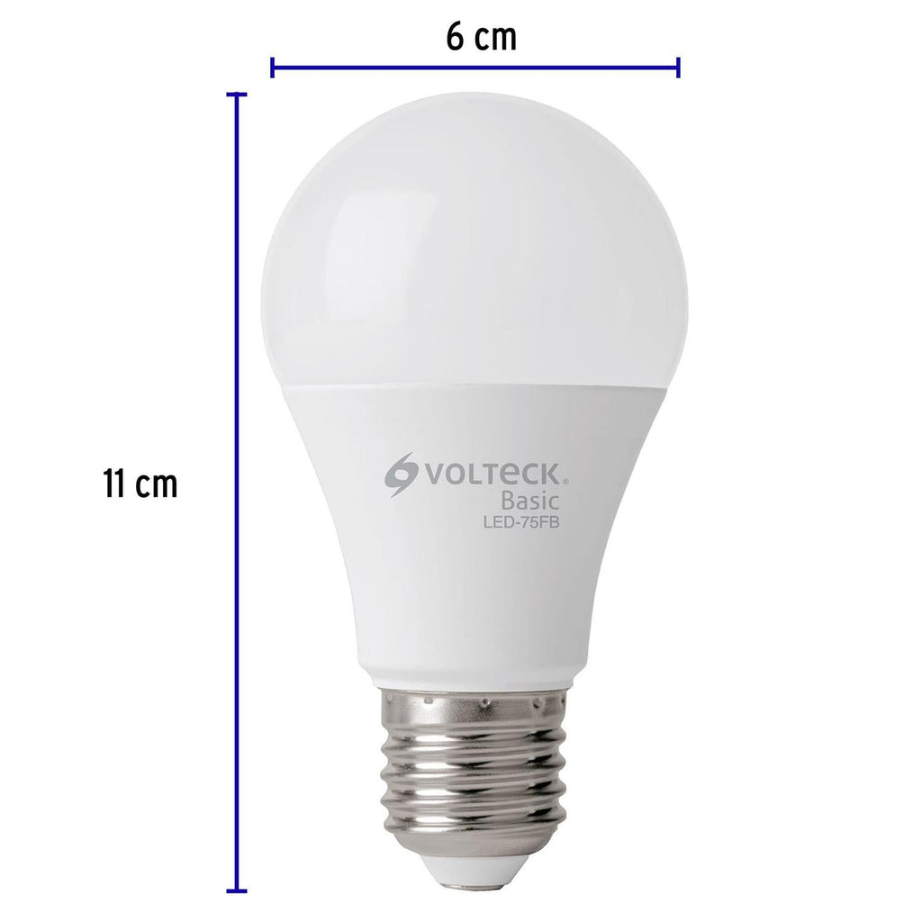 Lámpara de LED tipo bulbo A19 10 W, luz de día, caja, Basic - Mundo Tool 