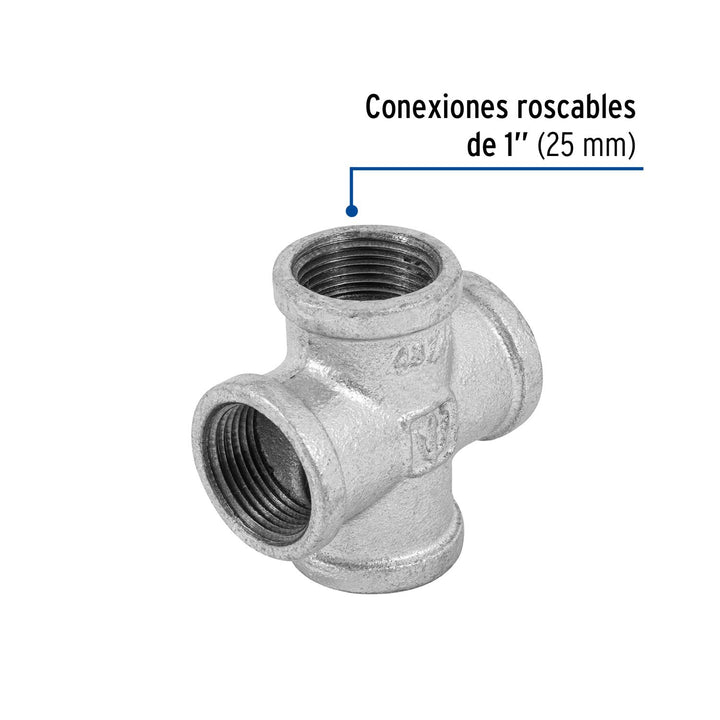 Cruz, acero galvanizado, 1' Foset - Mundo Tool 