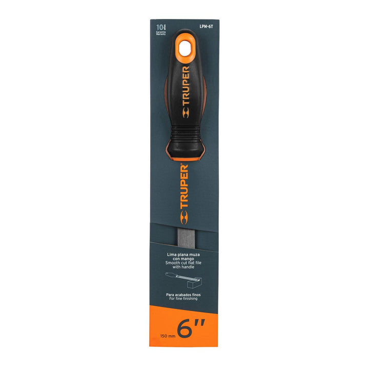 Lima Plana Muza 6 Con Mango Doble Inyeccion - Mundo Tool 