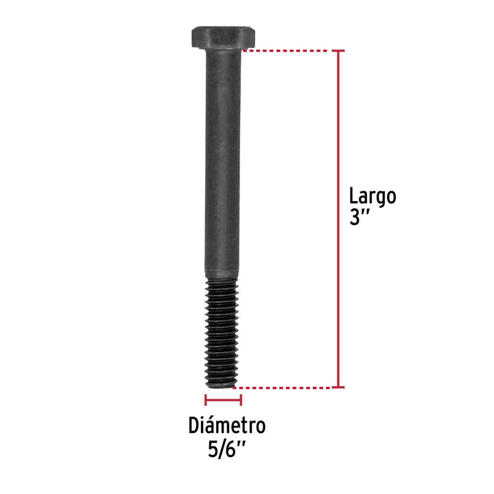 Tornillo Grado 5, 5/16 x 3', bolsa con 60 piezas Fiero - Mundo Tool 