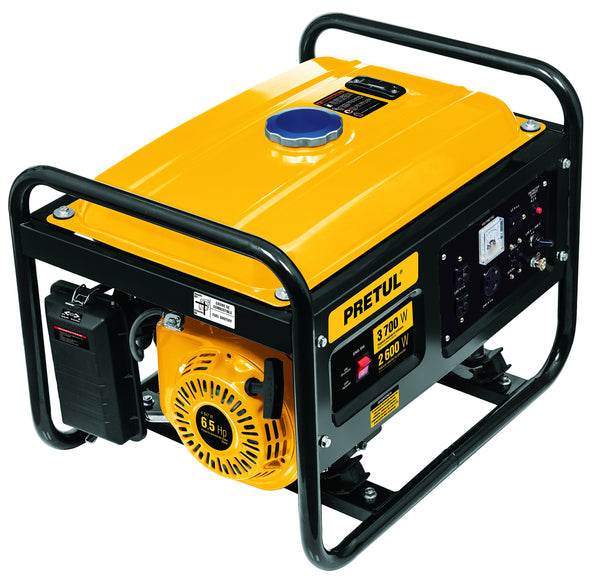 Pretul GEN-26P, Generador eléctrico a gasolina, 3 700 W - Mundo Tool 