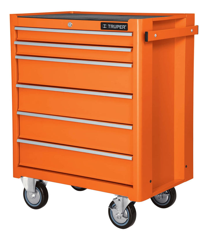 Gabinete Metálico Móvil, 6 Cajones, Capacidad 130 Kg. Truper - Mundo Tool 