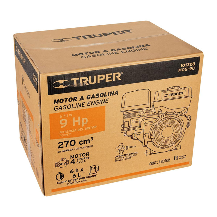 Motor a gasolina 9 HP, Truper - Mundo Tool 