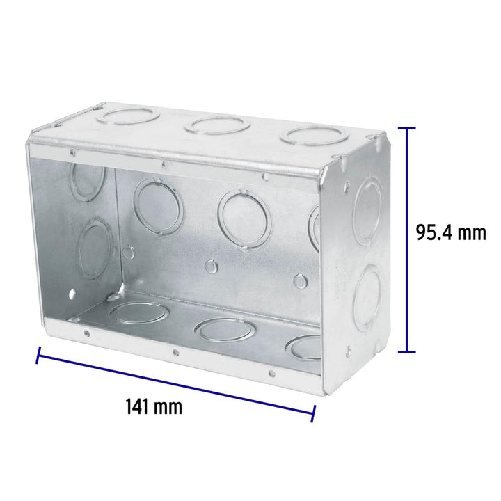 Caja Tipo Chalupa 4x6 Rectangular Reforzada Volteck - Mundo Tool 