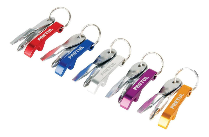 Pecera Con Llaveros Desarmador Y Destapador, 30 Pzas. Pretul - Mundo Tool 
