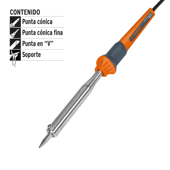 Cautín Tipo Lápiz De 80 Watts Truper - Mundo Tool 