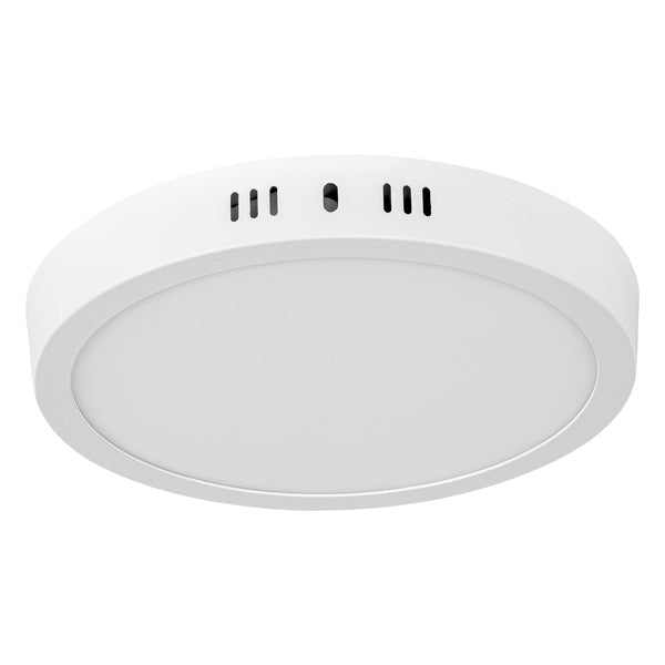 Volteck Lait PLA-207LC, Luminario blanco de LED 18 W redondo tipo plafón luz cálida - Mundo Tool 