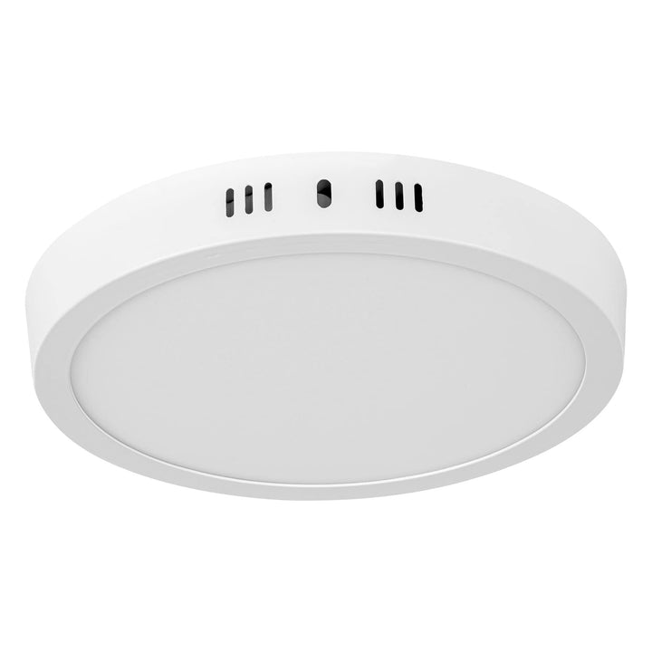 Volteck Lait PLA-207LC, Luminario blanco de LED 18 W redondo tipo plafón luz cálida - Mundo Tool 
