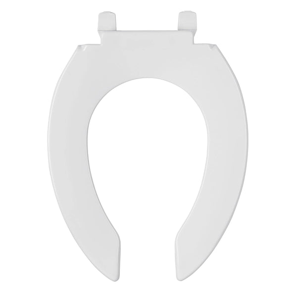 Foset Aqua AFWC-45B, Asiento alargado sin tapa para taza fluxómetro color blanco - Mundo Tool 