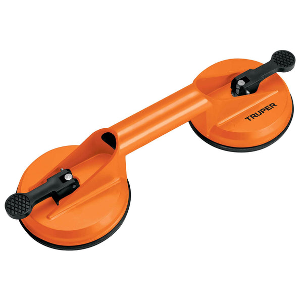 Truper VEVI-2A, Ventosa de aluminio para vidrio, 2 copas - Mundo Tool 