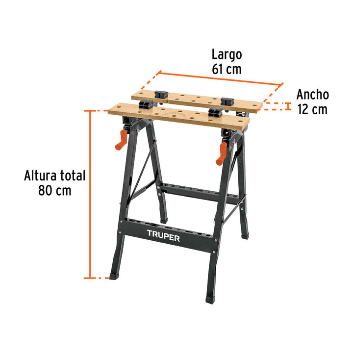 Mesa de trabajo, multiusos, Truper - Mundo Tool 