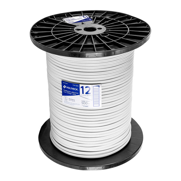 Metro de cordón dúplex 12 AWG, carrete 500 m, Volteck - Mundo Tool 