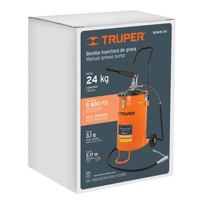 Bomba Inyectora De Grasa 24 Kg Truper - Mundo Tool 