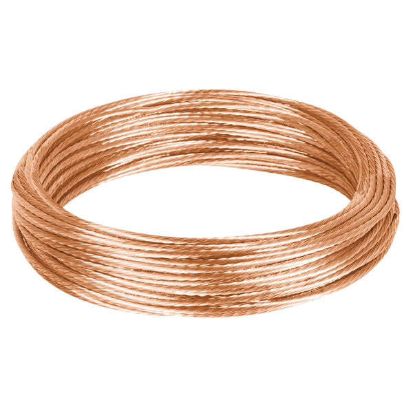 Cable 10 AWG cobre desnudo, 25 m - Mundo Tool 