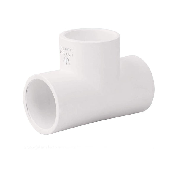 Tee sencilla de PVC, 1-1/2' Foset - Mundo Tool 