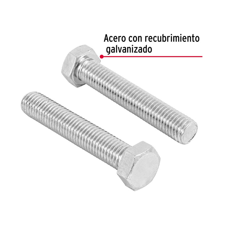 Tornillo tipo máquina, 5/8 x 3-1/2', bolsa con 6 pzas Fiero - Mundo Tool 