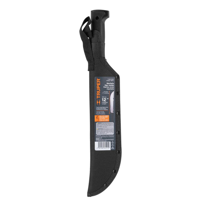 Machete Tipo Rambo 12' Cacha Negra Truper - Mundo Tool 