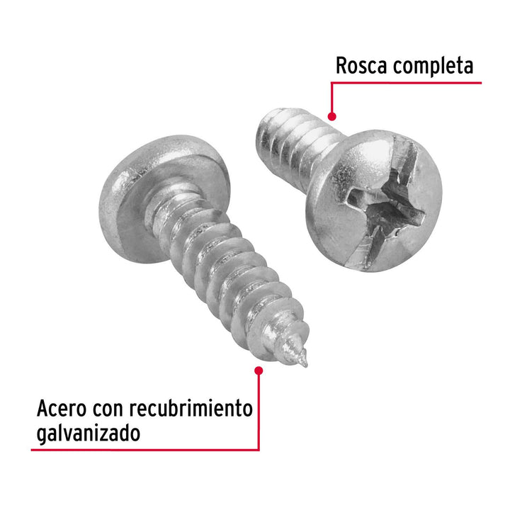 Pija Para Lámina #12 3/4' Caja Con 100 Pzas Fiero - Mundo Tool 