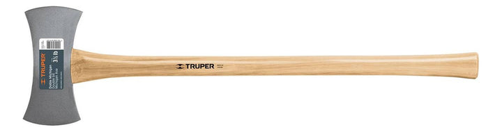 Hacha Doble Michigan 3-1/2 Lbs, Mango De Hickory, 35' Truper - Mundo Tool 