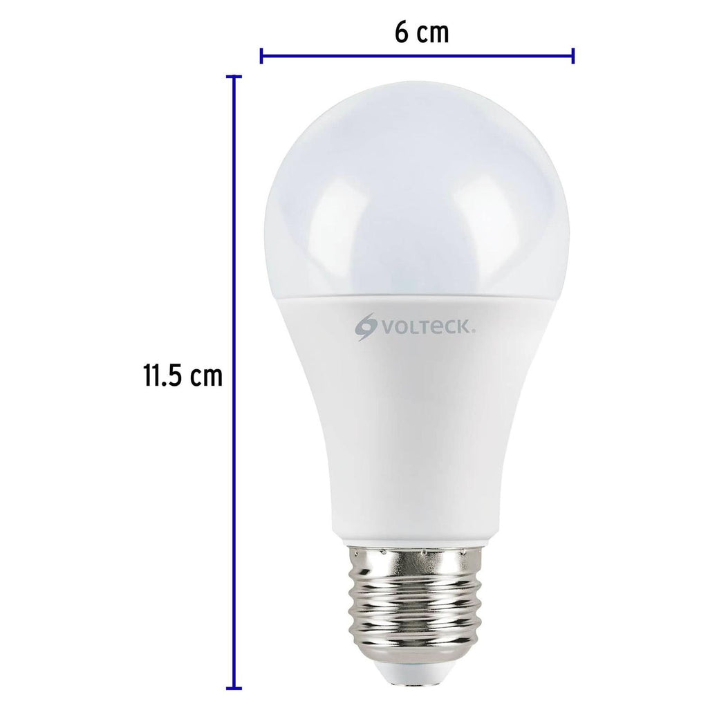 Lámpara de LED, A19, 12W, luz de día, 4 piezas en caja Volteck - Mundo Tool 
